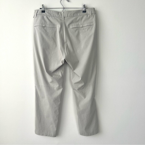 Lululemon Men’s Commission Slim-Fit Ventlight Pants Mojave Tan 34x27 - Picture 5 of 10